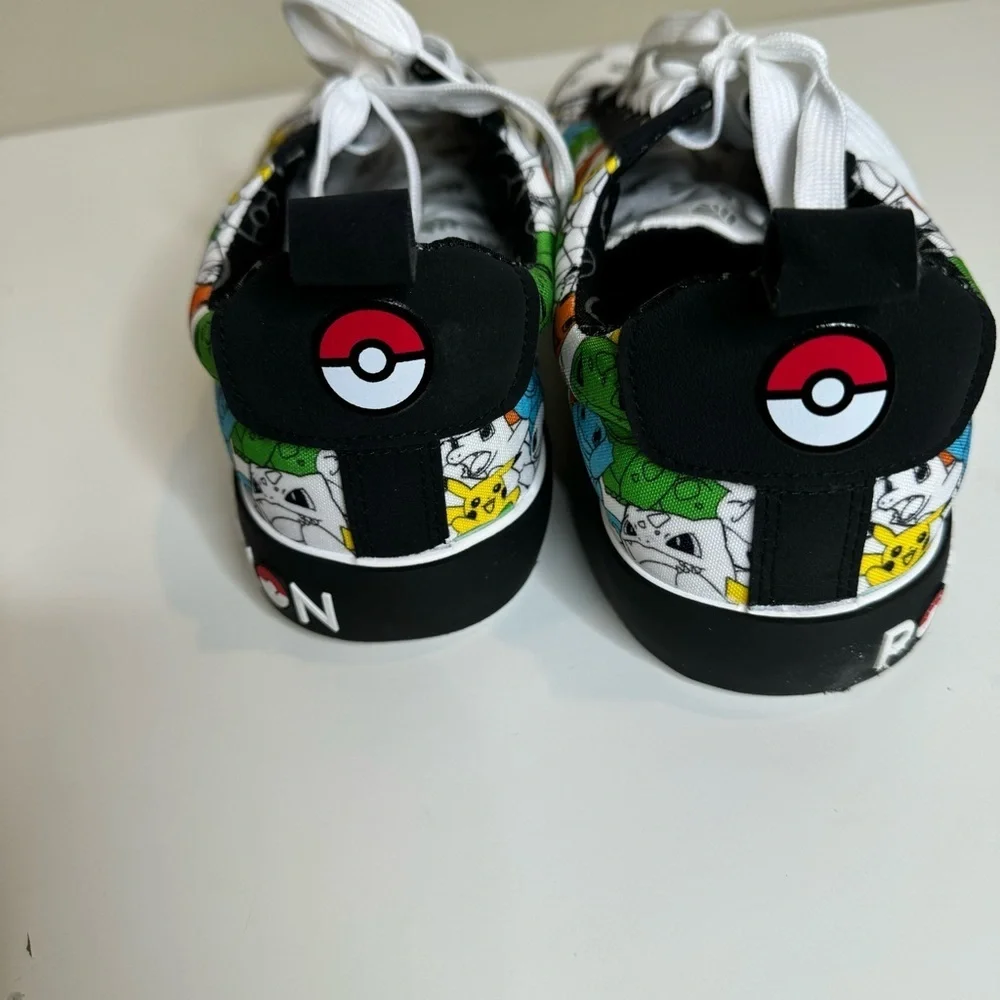 Ground Up Men’s Pokemon Lace Up Low Top Canvas Sneaker Shoes Size 10